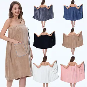 Extra Large bath wrap towel - Heavy weight 50-150kg Capacity, Adjustable Closure, Thickened Coral Fleece Towels , Wash Cloths, Bath Towels, Towels For Bath, Bath Towels For Women, Bath Towels