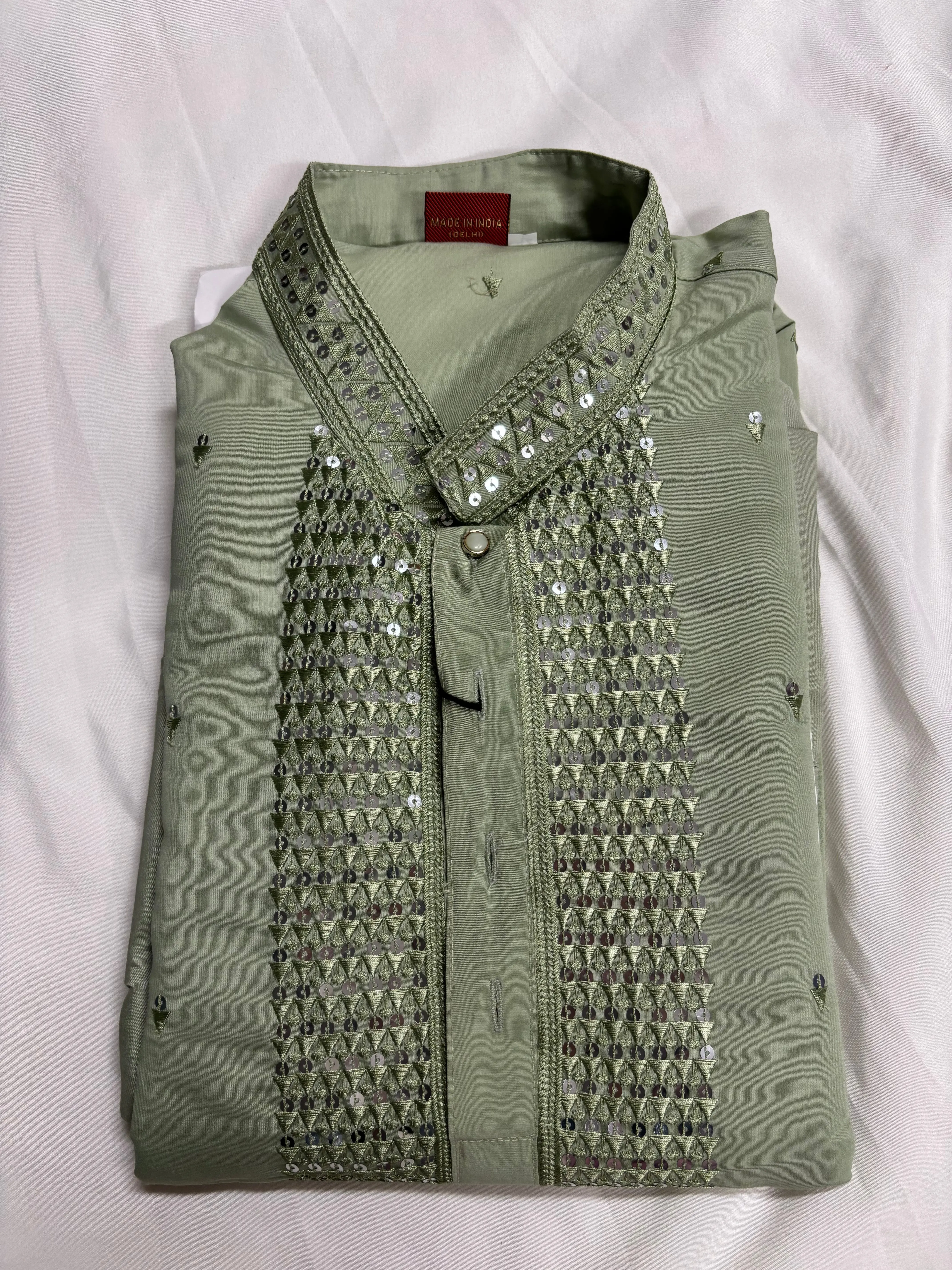Mens Kurtha Salwar with sequence work