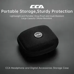 Cca Earphone Accessories Earbud Storage Bag, Headphone Storage, Durable & Convenient Design, Perfect for Traveling, Daily Use, Organize Your Audio Gear