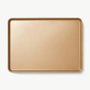 15"x21" Nonstick Aluminized Steel Baking Sheet Color Gold