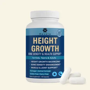 Height Growth Maximizer – Natural Height Increase Bone & Growth Support Pills for Teens, Adults & Kids