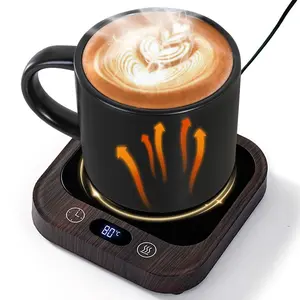 Heating Coasters, Smart Warming Coaster, Four-Speed Adjustable, Dormitory Constant Temperature Heating Base, Office Hot Milk Coffee Heating Coaster