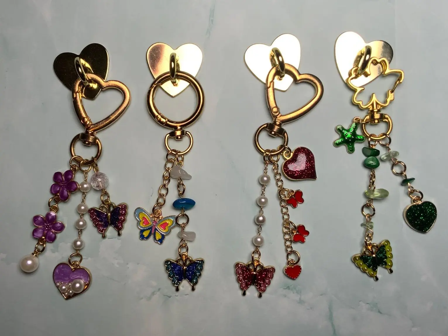 Cute chain charms for kindles, phones or tablets