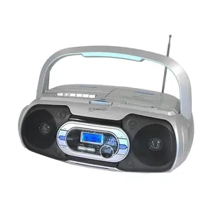 Supersonic  Supersonic Bluetooth Compatible Portable MP3 CD Cassette FM Radio Boombox