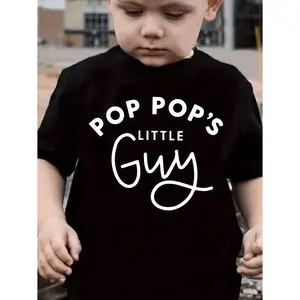 Pop Pop'S Little Guy Graphic Boy T-Shirt
