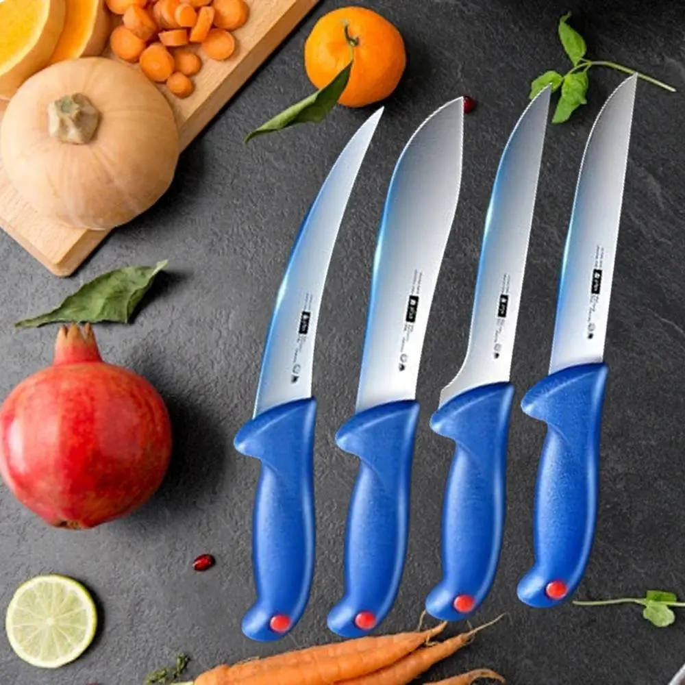 4-Piece Stainless Steel Kitchen Knife Set, Steak Knives Set, Multi-Functional Cooking Cutting Carving & Slicing Knives for Meat Fish Vegetables Fruits, New Year Festival Use, Kitchenware, Home