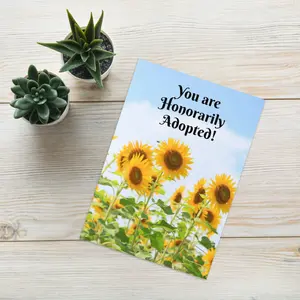 Personalized Honorary Adoption Cards