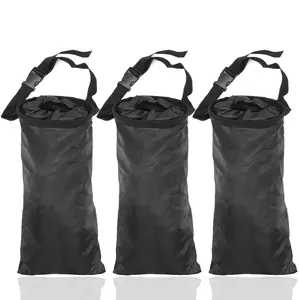 3PCS trash bags, hanging Detachable garbage bag for Back Seat for Outdoor Traveling Home Use Car Storage Bags Pack Black