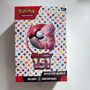Pokémon Scarlet and Violet 151 Booster Bundle - Includes 6 Booster Packs for Trading Card Game Enthusiasts