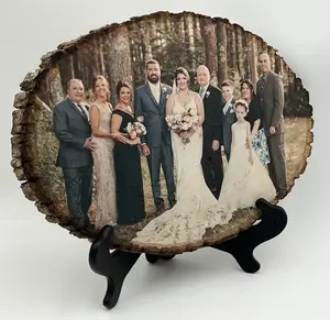 Picture Gift on Wood Photo Transfer Christmas Gift Wood Picture on Wood Gift Rustic Portrait Picture on Wood Anniversary Photo Gift Custom Wooden Frame Decor Print Oval Box Hanging pictureframes