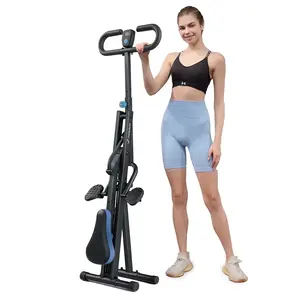 MERACH Squat Assist Trainer Foldable Glutes Leg Workout Machine with 3 Tension Bands, 350 Lbs
