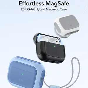 ESR for AirPods Pro 3 Case, Compatible with AirPods Pro 3rd Generation Case (2025), Compatible with MagSafe, Full Drop Protection Cover with Lanyard