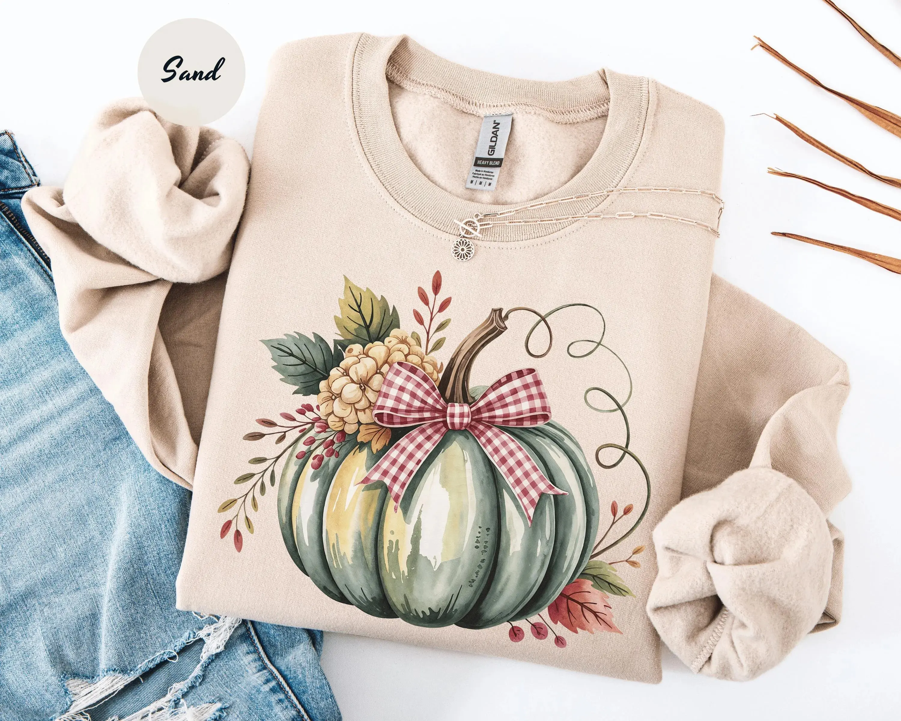Watercolor Pumpkin Sweatshirt, Womens Halloween Sweatshirt, Cute Pumpkin Patch Crewneck Shirt, Spooky Season Fall Graphic Tee, Autumn Aesthetic Apparel, Thanksgiving Day Gift for Women, Cozy Fall Vibe Pullover, Women Autumn Holiday Sweater