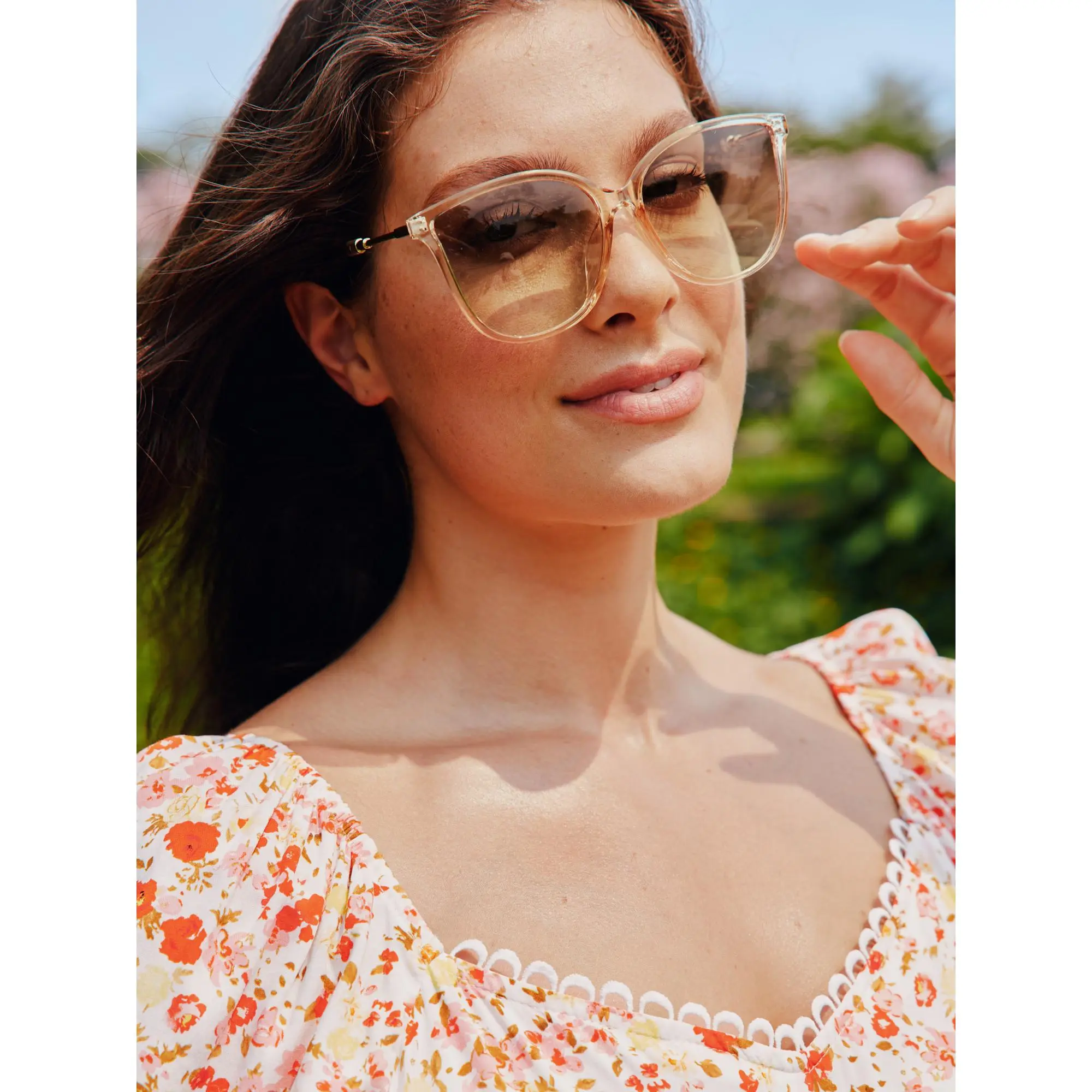 BloomChic Plus Size Metal Detail Cat Eye Frame Sunglasses With Box[M-6X]2026 Summeroutfits,Summerfinds
