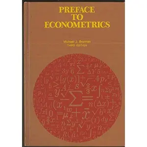 USED Book - Preface to econometrics;: An introduction to quantitative methods in economics by Michael Joseph Brennan (Hardcover) - english