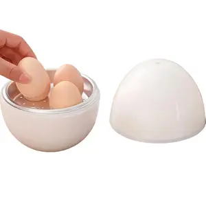 Microwave Egg Cooker, 4-grid Egg Steamer, Egg Poacher, Kitchen Cooking Tool for Boiling Eggs from Soft-boiled to Hard-boiled