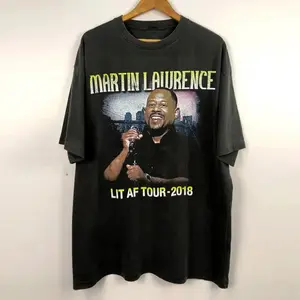 Martin Lawrence Lit Af Tour Tee Comedy Vintage Movie T Shirt AA63