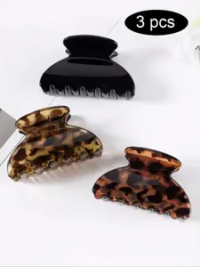 Women's Hair Accessories Set, Hair Clip, Leopard Print Design, Vintage Style, Perfect for Daily Wear & Outdoor Activities, Ideal Gift for Her