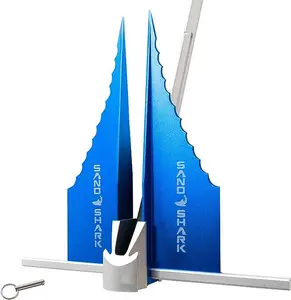 SandShark Shark-Bite Fluke Boat Anchor Retractable Heavy-Duty Aluminum Shaft w/Auto-Holding Serrated-Fins.
