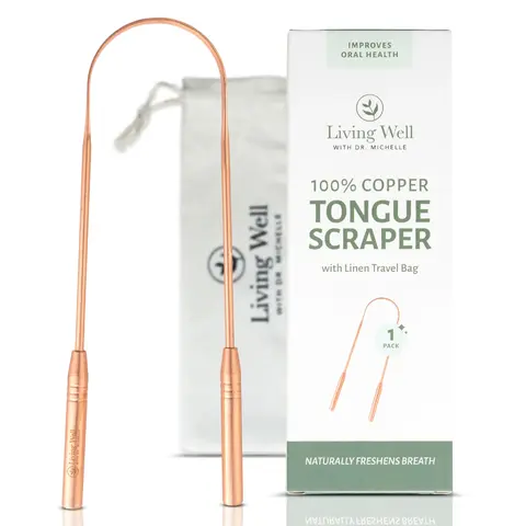 Copper Tongue Scraper