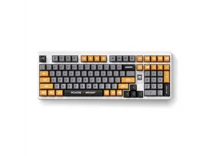 MCHOSE x Unbox Therapy UT98 98% Tri-Mode Wireless Gasket Mount Mechanical Keyboard, 10000mAh Battery - Retro Therapy (Icy Creamsicle)
