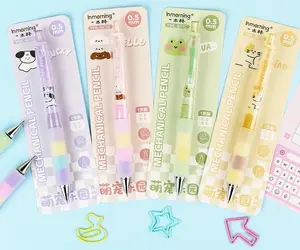 Yimu Lin 0.5mm Mechanical Pencil with Stress-Relief Soft Grip, Special for 1st, 2nd, 3rd Graders, Non-Toxic & Lead-Break Resistant