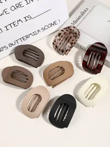 8pcs flat claw clip, matte large hair duckbill claw clip, strong fixing, duckbill hairpin, suitable for women, hairpin for thick hair, suitable for thick hair/fine hair/curly hair, daily and formal occasions, durable Flat Hair Clips