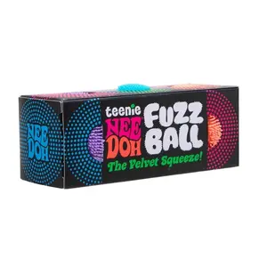 NeeDoh Teenie FuzzBall, 3-Pack Sensory Fidget Toy for Stress Relief and Focus