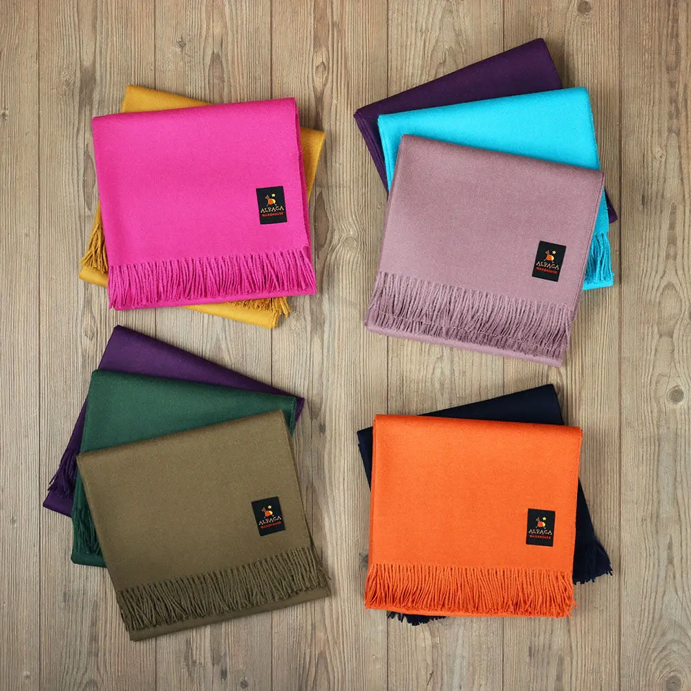 Puna Spectrum 100% Baby Alpaca Wool Throw