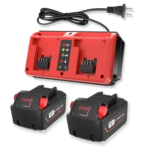 6.5Ah Replacement Battery for Milwaukee M18 Battery, Lithium Battery Compatible with Milvvaukee M18 18V 48-11-1815, 48-11-1820, 48-11-1840, 48-11-1850, 48-11-1860 Cordless Power Tools