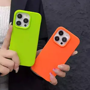 Skin-Friendly Dopamine Half Pack Phone Case for iPhone 17 16 15 14 13 12 11 Plus Pro Max Vibrant Colors Protective Cover Easy Access