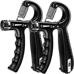 Grip Strength Trainer (2 Pack), Forearm Strengthener, Hand Grip Gripper Strengthener, Hand Strengthening Devices, Forearm Exerciser, Finger Wrist Strengthener, Exercisers Squeezers for Strength