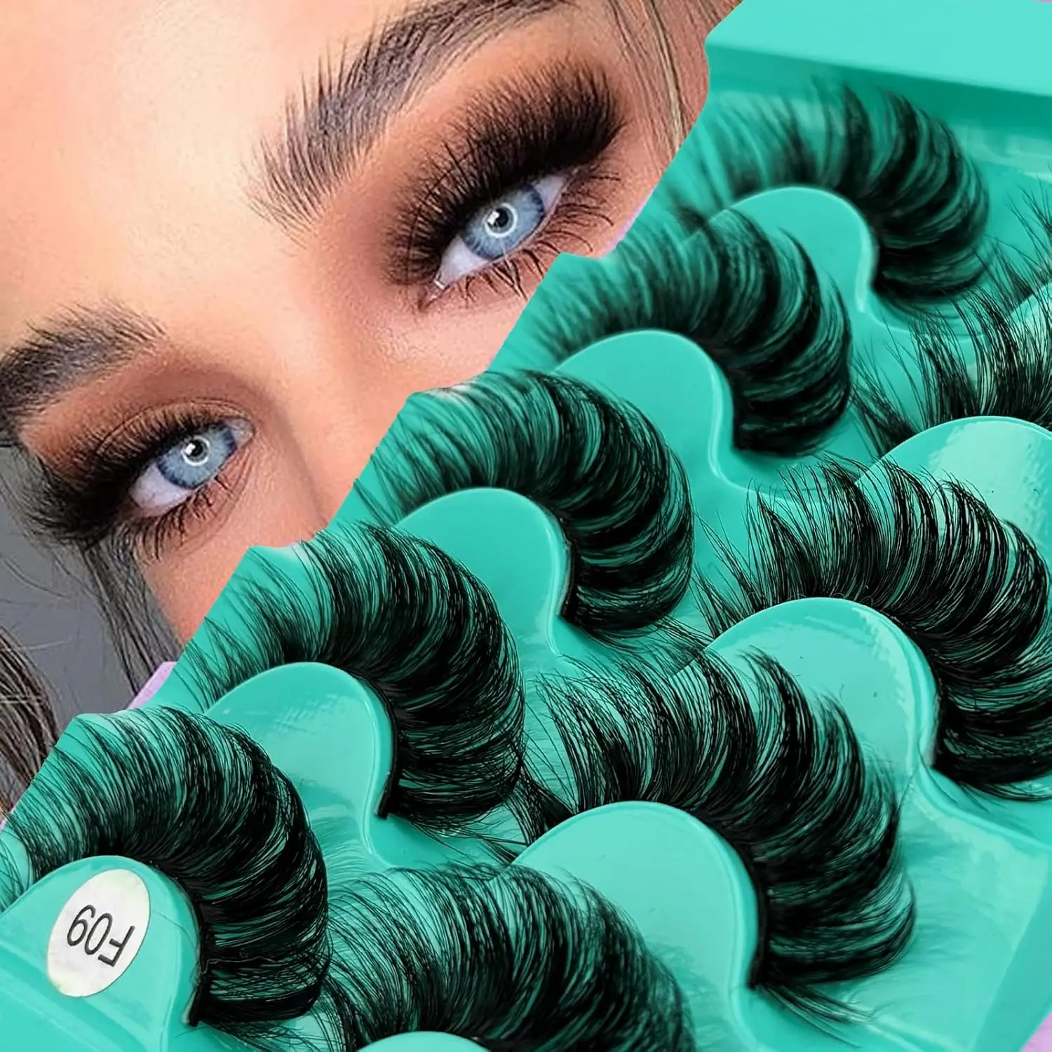Mink Lashes Strip Eyelashes Volume False Eyelashes that Look Like Extensions