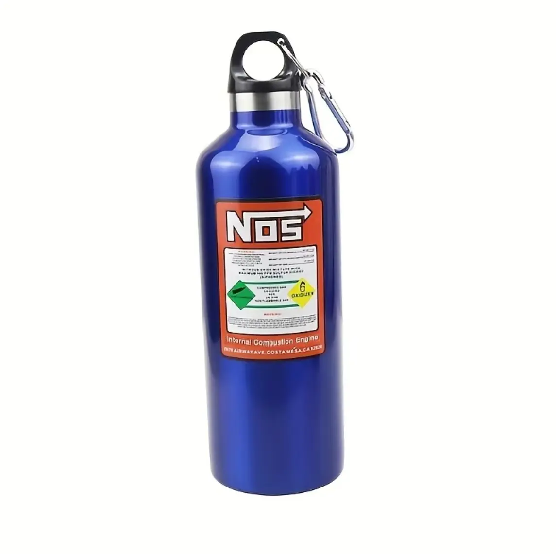 NOSNitrogenGas 500ml Stainless Steel Vacuum Insulated Tumbler - Leakproof Portable Water Bottle, Stylish Sporty Drinkware for Adults' Fitness/Hike, Jogging (Sports & Outdoor Accessory)