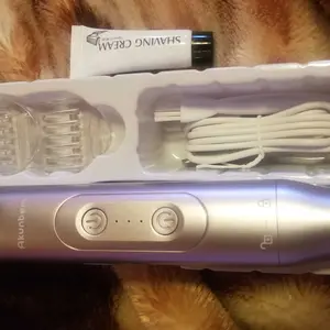 Product Review of Akunbem Bikini Trimmer for Women, Electric Shaver and Razor Rechargeable 2-in-1 Body and Facial Epilator, Dual Heads for Painless Trimming of Pubic Hair, Face, Underarms and Legs, IPX7 Waterproof. Christmas Gift New Year Gift Shaving Grooming from a**a ᖭ**ྀ