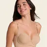Leonisa High Profile Back Smoothing Bra with Soft Full High Coverage Cups with Underwire  Everyday shirt bra T-Shirt