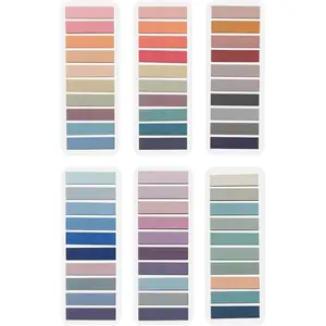 1200 count Sticky Tabs Page Markers,Morandi Sticky Note Tabs Colored Writable and Repositionable Book Flags Tabs Strip Index Tabs,Page Tabs