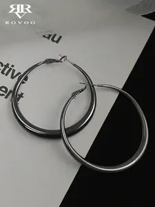 Women's Elegant Geometric Hoop Earrings, Fashionable Simple Design, Perfect for Daily Wear & Parties, Stylish Accessory for Women