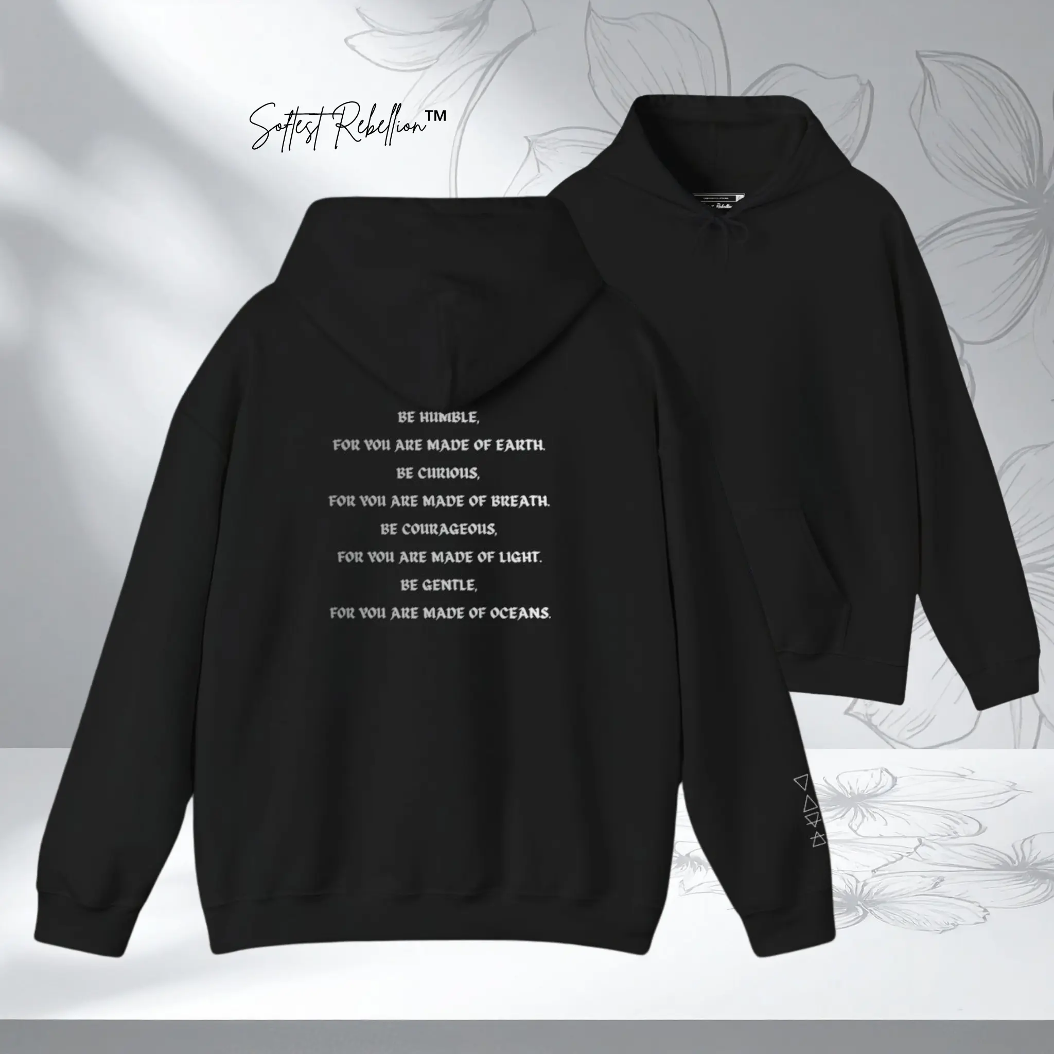 The Elements Within | Elemental Unisex Hoodie | Softest Rebellion™ Fit Womenswear Kangaroo Knit Drawstring Medium