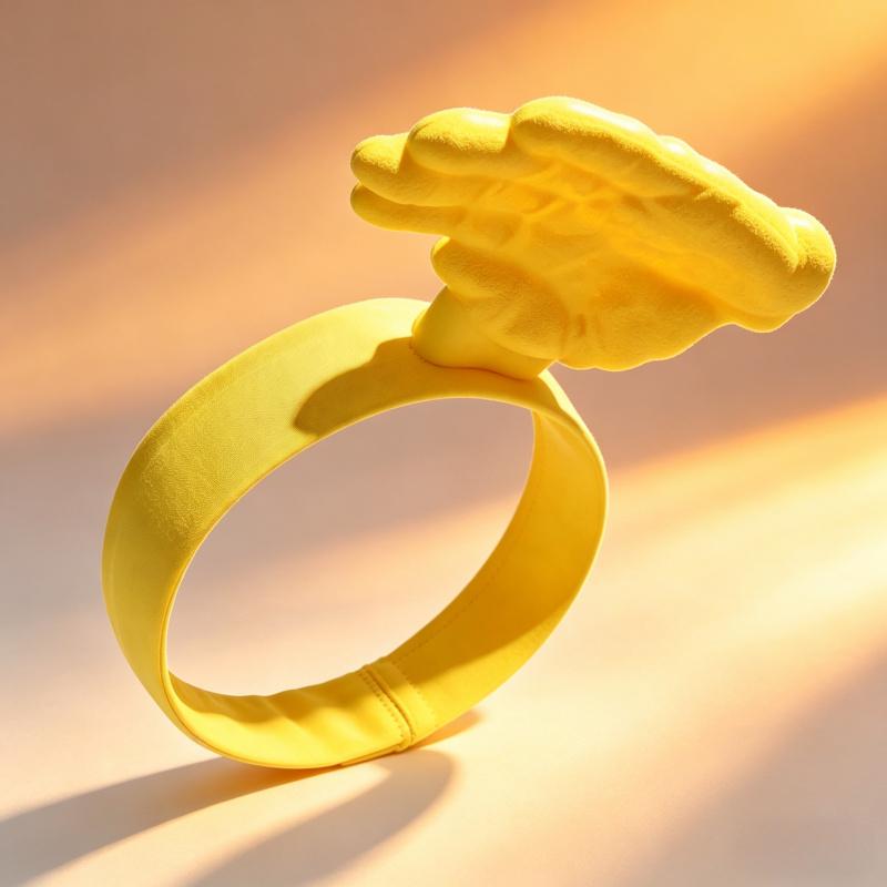 Novelty Yellow Hand Shape Headband | Funny Party Cosplay Hair Accessory | For Men Women Teens Kids | Photo Booth Prop For Birthday Festival Halloween | Comfortable Elastic Non-slip Headwear