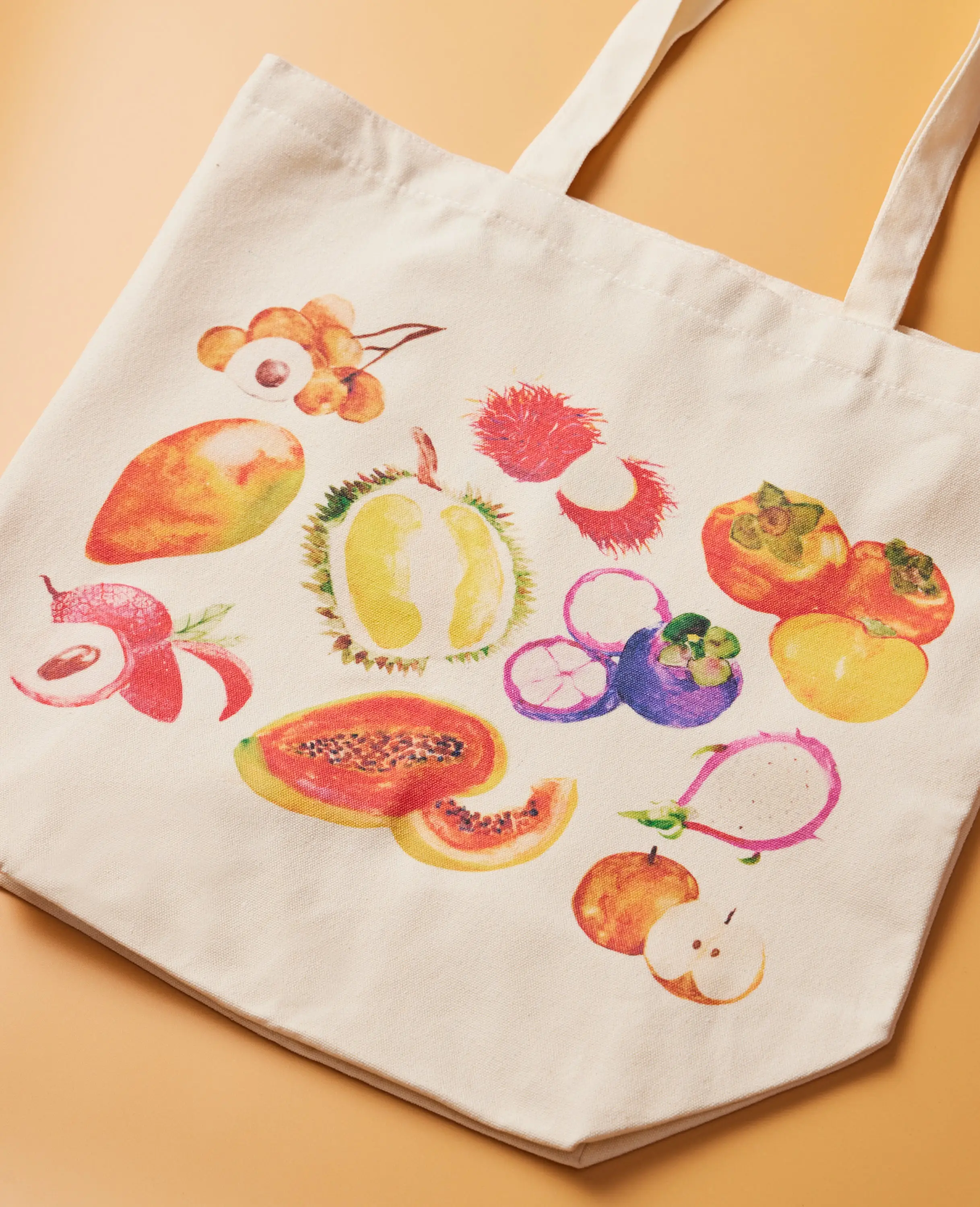 Asian Fruit Tote Bag