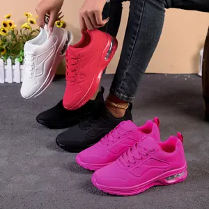 2026 Women's Trendy Sneakers, Breathable Lightweight Shock-absorbing Soft Cushioned Running Shoes, Winter Outdoor Mesh Thick Sole Height Increasing Shoes, Fashionable Wa Lightweight Low-top Casual Breathable Running Shoes