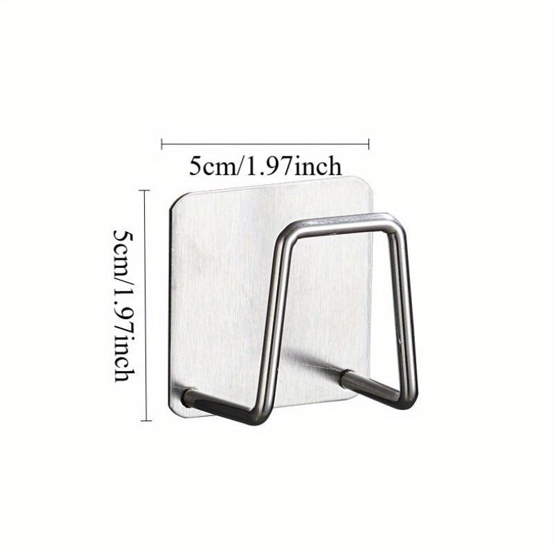 Adhesive Sponge Holder Sink Caddy for Kitchen Accessories - Stainless Steel Rust Proof Waterproof, Quick Drying (2 Pack)