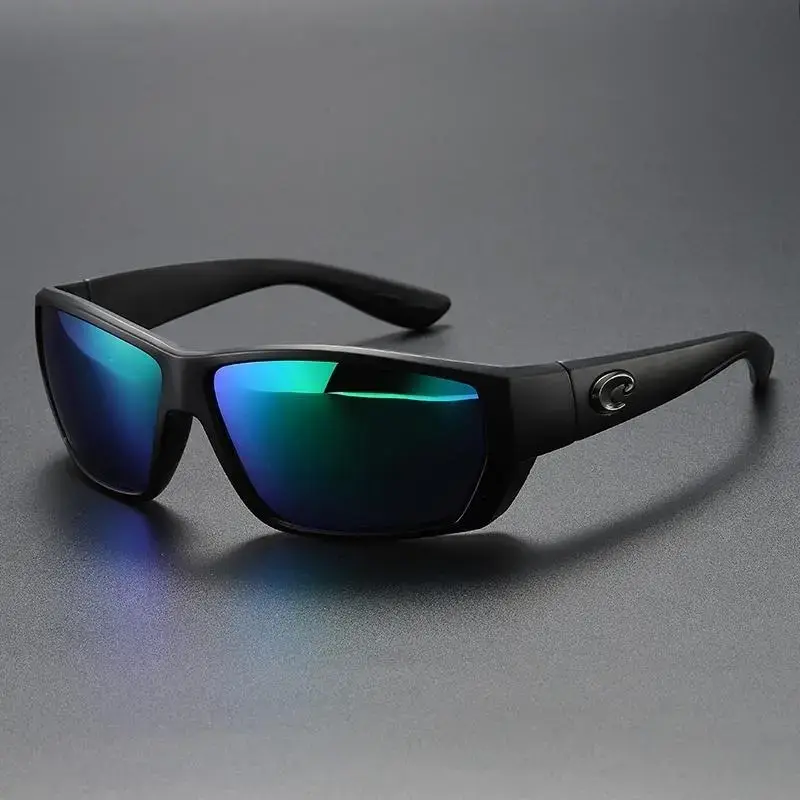 COSTA Del Mar Tuna Alley Matte Black Frame/Grey Polarized Lenses 580P[No Box], COSTA Polarized Sunglasses Fashion Cycling Running Sun Glasses Unisex Outdoor Sport Polarized Goggles