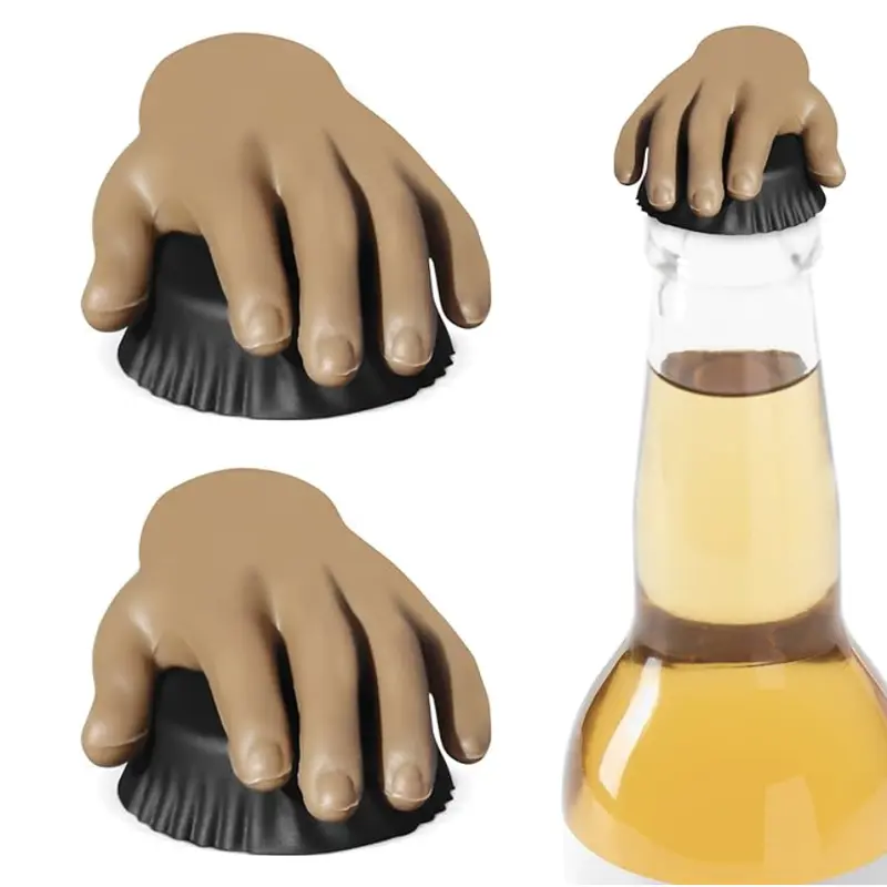 Nightcap Handy Bottle Top - Multi-Purpose Bottle Covers to Prevent Pills, Powders, and Liquids from Being Dropped into Your Drink - Reusable Drinkware
