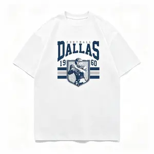 Dallas 1950s Football Graphic Men's T-Shirt - Casual & Comfortable Cotton Crew Neck Tee - Ideal for Summer Outings & Sports Fans