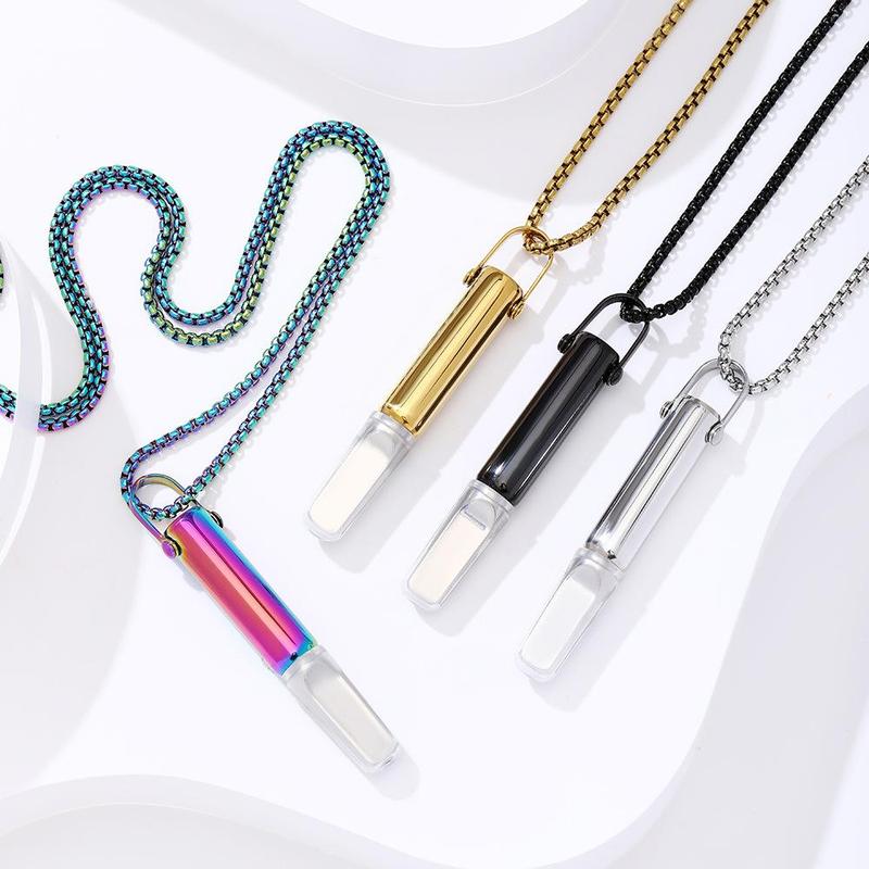 QS2230 Breathing Resistance Necklace Built-in Cotton Core Meditation Jewelry