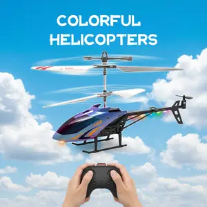 Remote Control Helicopter Toy with Lights, Durable Indoor Outdoor Play, Perfect Birthday Gift for Boys and Girls