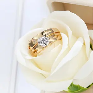 Matching Couple Rings Set – His & Hers Wedding Bands, Engagement & Anniversary Gift (2PCS)