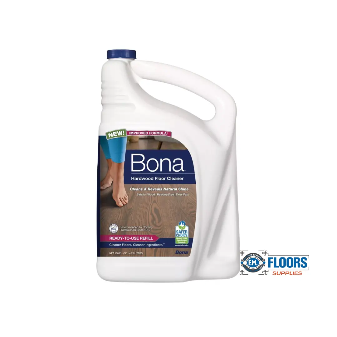 Bona Hardwood Floor Cleaner Refill Spray Cartridge - Biobased Blend Liquid Cleaning Solution for Home Use